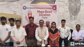 Mega Blood Donation Camp by Social Service Society and the National Service Scheme (NSS) of VSSUT in collaboration with VIMSAR