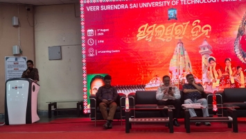 Celebration of Sambalpuri Din(01 August 2025) at VSSUT BURLA on the occasion of the Birth Anniversary of Guru Satya Narayan Bohidar