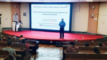 IEEE PELS Distinguished Lecture Programme at VSSUT Burla and Technical Talk by Prof. S.K.Panda, National University of Singapore on 23 June 2025