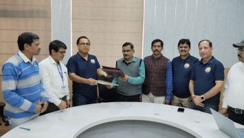 MOU Signing Ceremony with VSSUT Overseas(USA) Alumni Association on 30 Jan 2025 for Research Fellowship with Financial Assistance to PhD Scholars of VSSUT Burla
