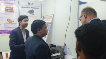 VSSUT Robotics Society Secured First Position and Received Prize from Prof. Milos Manic, President of IEEE IES in Project Expo of Industrial Conclave organized during 08-10 August 2025 at Bhubaneswar