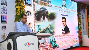 Visit of Shri Amitabh Kant, IAS(Retd.), G20 Sherpa and Ex-CEO of NITI Aayog on 20th May 2025 at VSSUT, Burla