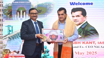 Visit of Shri Amitabh Kant, IAS(Retd.), G20 Sherpa and Ex-CEO of NITI Aayog on 20th May 2025 at VSSUT, Burla