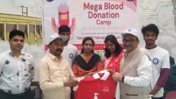 Mega Blood Donation Camp by Social Service Society and the National Service Scheme (NSS) of VSSUT in collaboration with VIMSAR