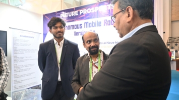 VSSUT Robotics Society Participation and Demonstration in India Mobile Congress 2025 at Yashobhoomi Convention Centre, New Delhi
